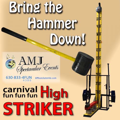 Rent High Striker Carnival Game Chicago