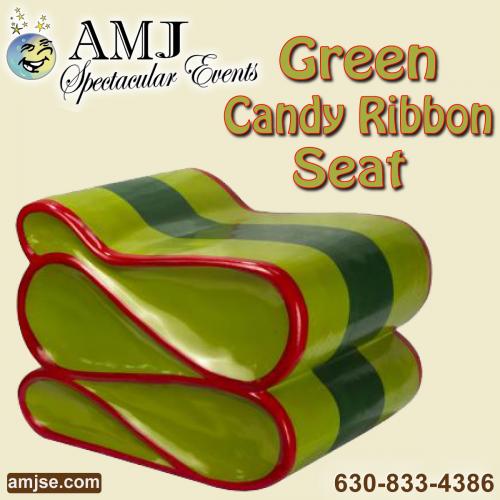 Set the Scene with this Green Candy Ribbon Seat