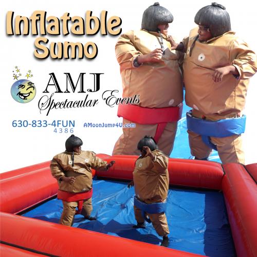 Sumo Wrestling Suits and Inflatable Wrestling Equipment Rental