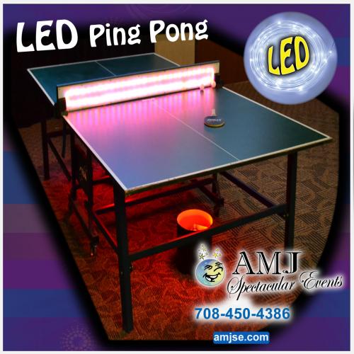 Old School Ping Pong Tables, LED Old School Ping Pong Tables, AMJ LED Ping Pong Table Rentals, LED Ping Pong for schools, corporate parties, college events, Arcade FUN, GIANT Games, LED Air Hockey Tables, LED Shuffle Board Tables, LED Foosball tables, LED Pool tables! 