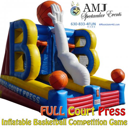 Inflatable Basketball Hoop Game Rental, 2 person Giant Inflatable Basketball Competition Game