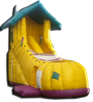 Old Woman Who Lived In A Shoe Inflatable Slide Rental