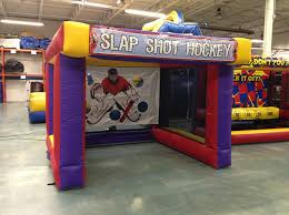 Slap Shot Inflatable Hockey Target Game Rental