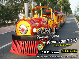 Christmas Electric Trackless Train Rental