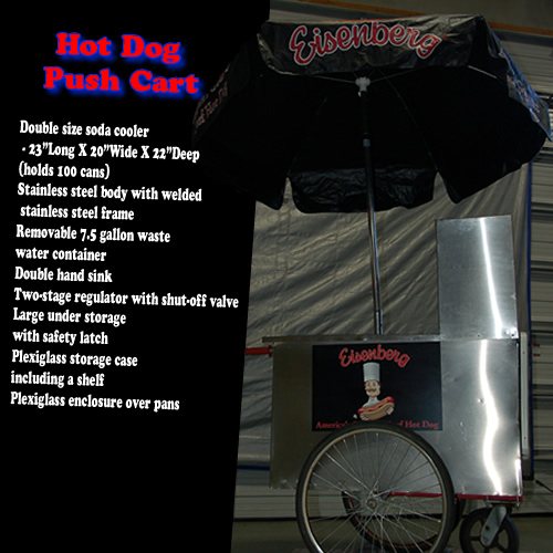 Hot Dog Push Cart