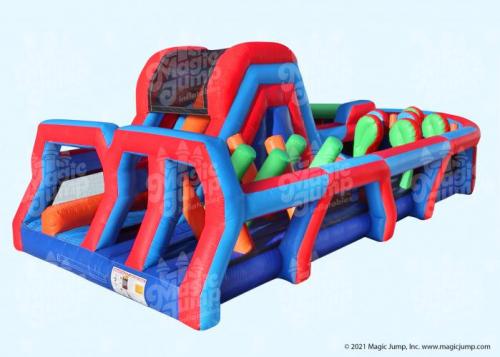 U 60' Double Lane Obstacle Course