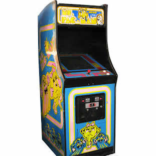 Ms.Pacman Full-Size Arcade Game Rental