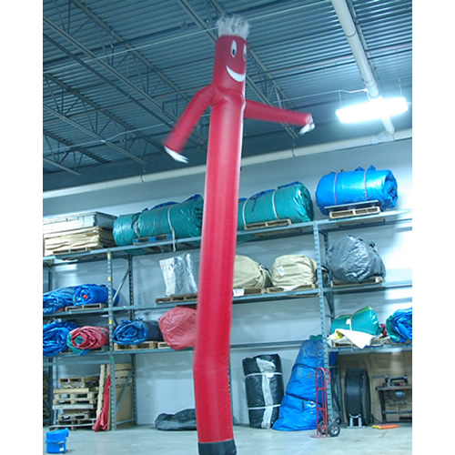Fly Guy 25' Red Single Leg Wind Sock Rental