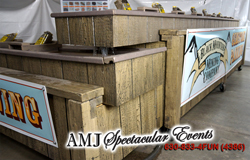 AMJ Spectacular Events Santa Throne Premium Gold