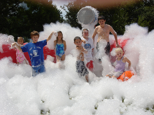Foam Party w/ 18' Round Inflatable Pit