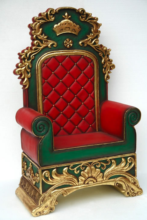 Santa's Red & Green Chair